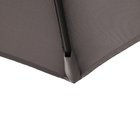 Ombrelone 2,35x2,9x2,9m Lateral Aço Cinza Polar II Naterial