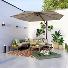 Ombrelone 2,45x2,9m Lateral Alumínio Cinza Avea Naterial