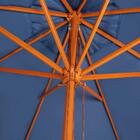 Ombrelone 2,4 Metros Estrutura De Madeira 35 Fps Mor