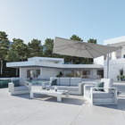 Ombrelone 2,64x2,85m Lateral Alumínio Branco Aura Naterial