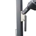 Ombrelone 2,6x2,98x2,98m Lateral Quadrado Metal Cinza Sombra Naterial