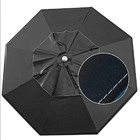 Ombrelone 240 Sem Abas Solasol Redondo - Preto