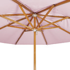 Ombrelone 240 Sem Abas Solasol Redondo - Rosa