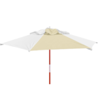 Ombrelone 240 Solasol Redondo - Bicolor - Creme