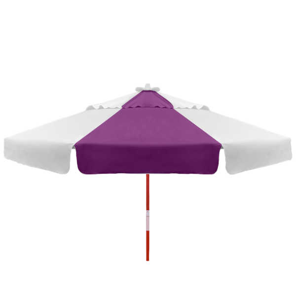 Ombrelone 240 Solasol Redondo Com Abas - Bicolor - Roxo