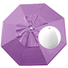 Ombrelone 240 Solasol Redondo Com Abas Sungap - Lilás