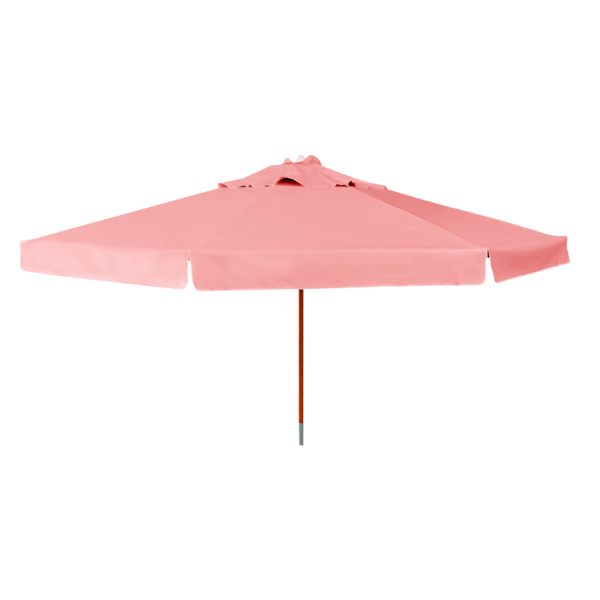 Ombrelone 240 Solasol Redondo Com Abas Sungap - Rosa