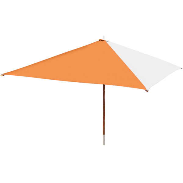 Ombrelone 2x2 Solasol Quadrado - Bicolor - Laranja