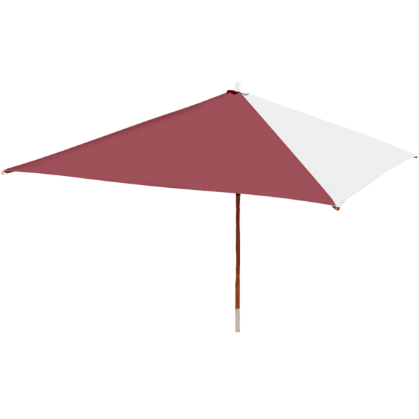 Ombrelone 2x2 Solasol Quadrado - Bicolor - Vinho