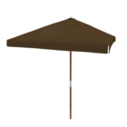 Ombrelone 2x2 Solasol Quadrado Com Abas Sungap - Marrom Café