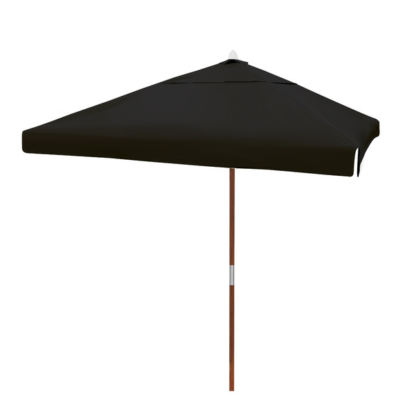 Ombrelone 2x2 Solasol Quadrado Com Abas Sungap - Preto