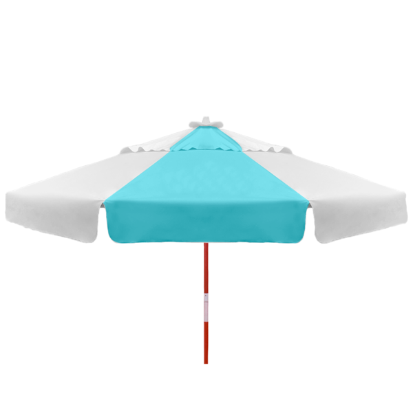 Ombrelone 300 Solasol Redondo Com Abas - Bicolor - Azul Bebê