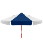 Ombrelone 300 Solasol Redondo Com Abas - Bicolor - Azul Marin