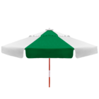 Ombrelone 300 Solasol Redondo Com Abas - Bicolor - Verde Band