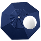 Ombrelone 300 Solasol Redondo Com Abas Sungap - Azul Royal