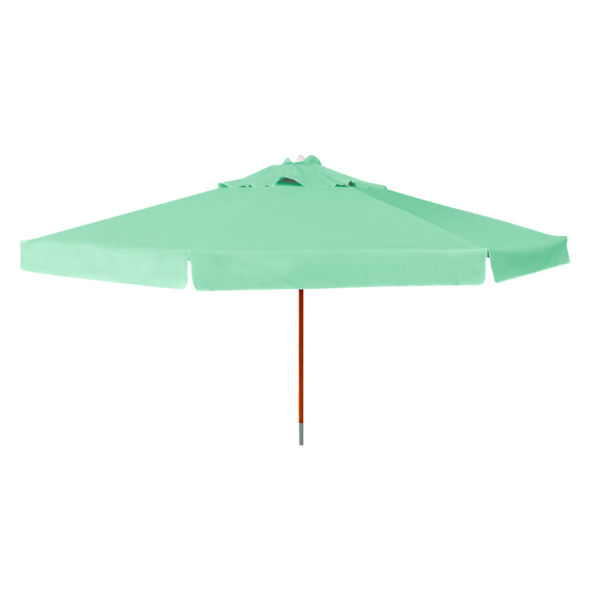 Ombrelone 300 Solasol Redondo Com Abas Sungap - Verde Agua