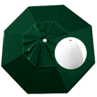 Ombrelone 300 Solasol Redondo Com Abas Sungap - Verde Militar