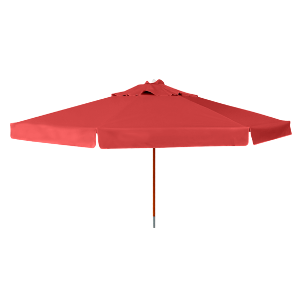 Ombrelone 300 Solasol Redondo Com Abas Sungap - Vermelho