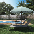 Ombrelone Aço Central Bigrey Verde 200cm Naterial