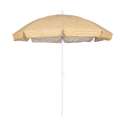 Ombrelone Aço Central Listrado Amarelo 200x200cm