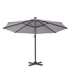 Ombrelone Aluminio Lateral Avea Cinza 245x287cm Naterial