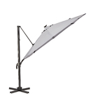 Ombrelone Aluminio Lateral Avea Cinza 245x287cm Naterial