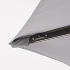 Ombrelone Aluminio Lateral Avea Cinza 245x287cm Naterial