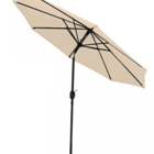 Ombrelone Articulado Central Redondo 2,70 Metros Bege Rm Decor