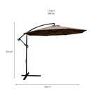 Ombrelone Bahamas Marrom