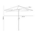 Ombrelone Bali Marfim