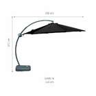 Ombrelone Barbados Preto