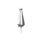 Ombrelone Central - 2,40m De Diâmetro - Em Alumínio - Para Ar