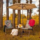 Ombrelone Central 2,4 M Mor Bege Estrutura Em Alumínio Com Ma