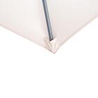 Ombrelone Central 2,4 M Mor Bege Estrutura Em Alumínio Com Ma