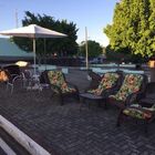 Ombrelone Central - 2,70m De Diâmetro - Em Alumínio - Com Bas