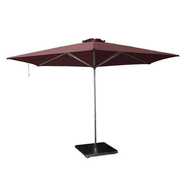 Ombrelone Central - 3,00m De Diâmetro - Em Alumínio - Com Bas