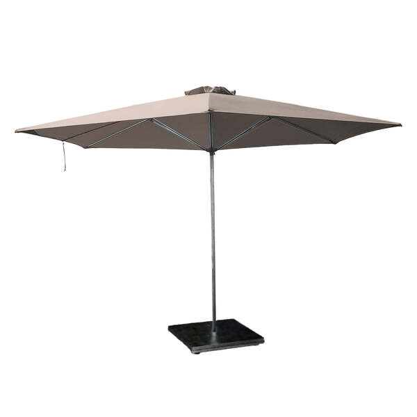 Ombrelone Central - 3,00m De Diâmetro - Em Alumínio - Com Bas