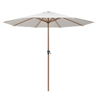 Ombrelone Alumínio e Poliéster Central Octogonal Agora Branco 247x295cm Naterial