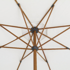 Ombrelone Alumínio e Poliéster Central Octogonal Agora Branco 247x295cm Naterial