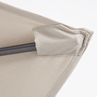 Ombrelone Central Aluminio Avea Taupe 3,00m Naterial