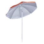 Ombrelone Central Alumínio Vali 180cm Laranja Naterial