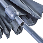 Ombrelone Alumínio e Poliéster Central Meia Lua Arkea Azul 235x270x135cm Naterial