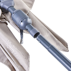 Ombrelone Alumínio e Poliéster Central Retangular Arkea Taupe 240x264x135cm Naterial