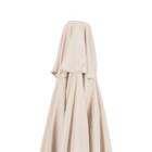 Ombrelone Central Articulado 2,4 M Mor Bege Com Manivela E Pr