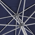 Ombrelone Alumínio e Poliéster Central Quadrado Aura Azul 271x285x285cm Naterial