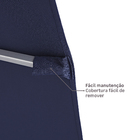 Ombrelone Alumínio e Poliéster Central Quadrado Aura Azul 271x285x285cm Naterial