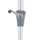 Ombrelone Central Aura Branco Alumínio 271x285x285cm Naterial