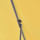 Ombrelone Alumínio e Poliéster Central Retangular Avea Amarelo 255x194x300cm Naterial