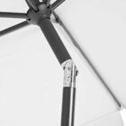 Ombrelone Alumínio e Poliéster Central Hexagonal Avea Branco 247x295cm Naterial