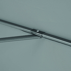 Ombrelone Alumínio e Poliéster Central Hexagonal Avea Cinza 247x295cm Naterial